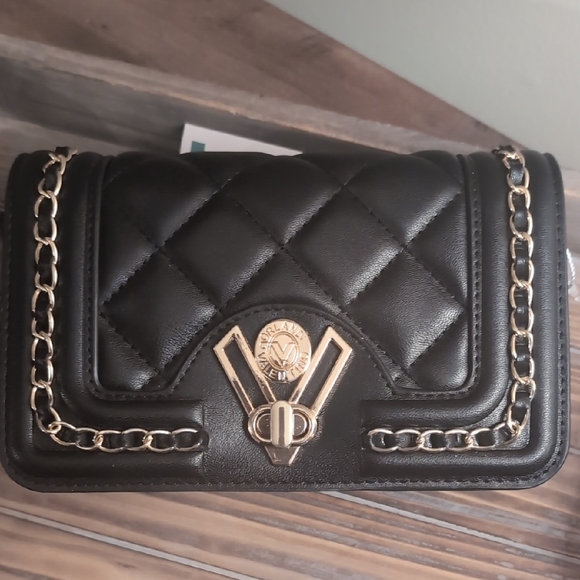 Valentino Orlandi Black Quilted Crossbody Bag - Picture 5 of 7